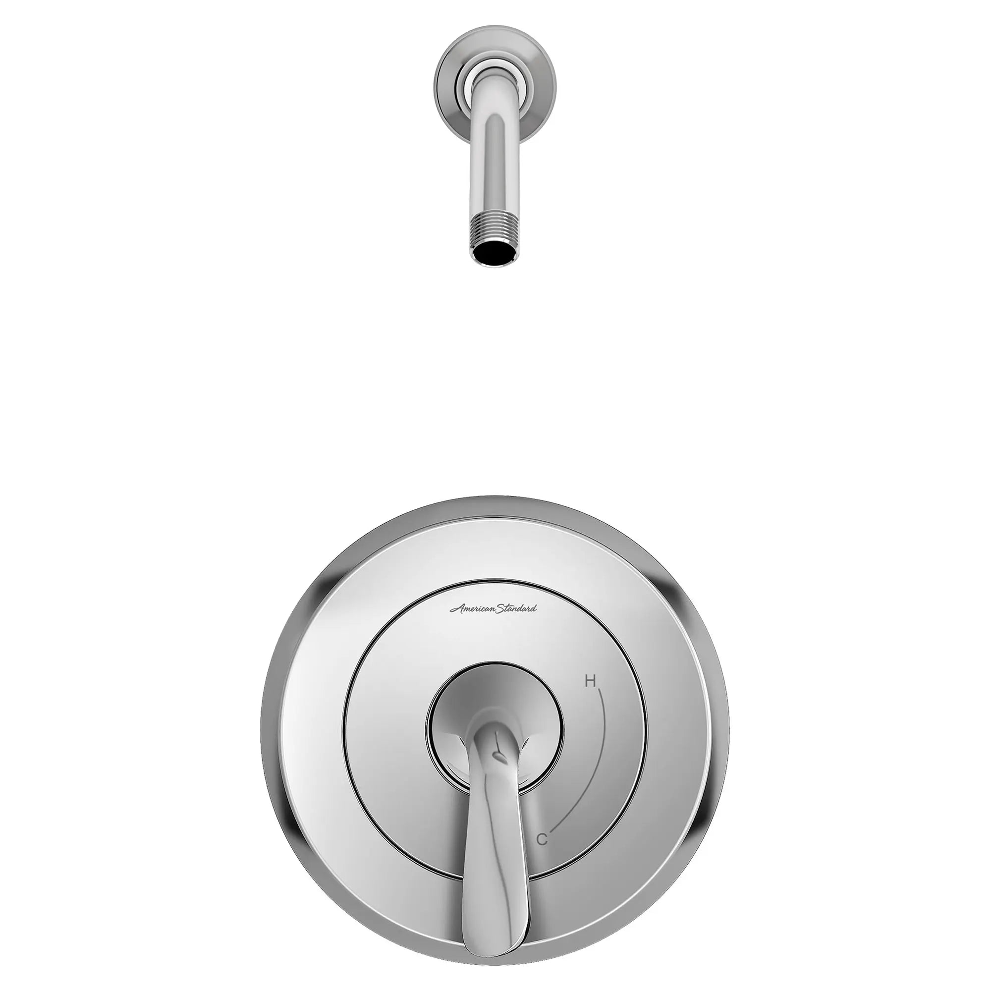 Fluent® Shower Trim Kit Less Showerhead With Double Ceramic Pressure Balance Cartridge With Lever Handle — image 1